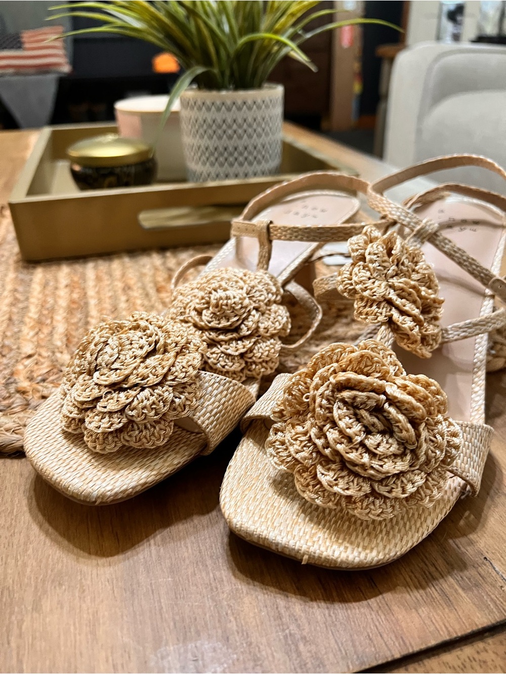 a new day Esme Floral Crochet Kitten Heel - Picture 3 of 7